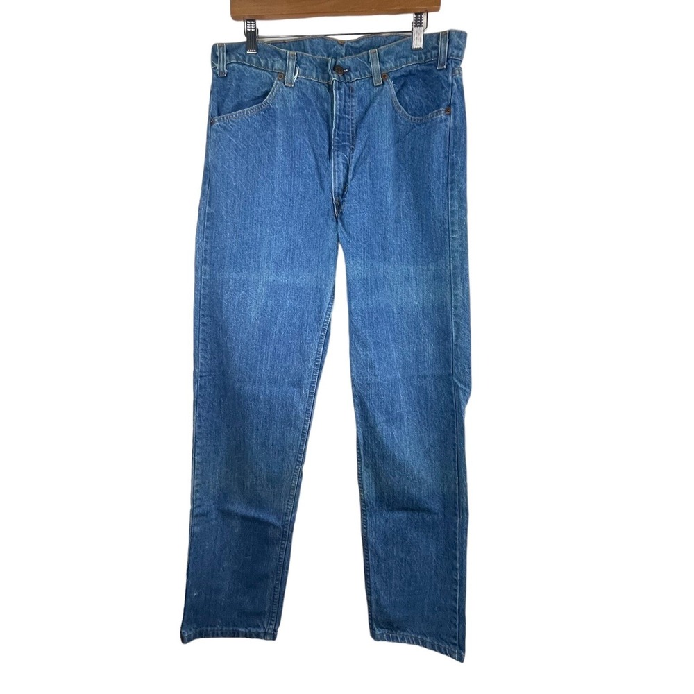 Vintage 80s Levis Blue Tab Mens Denim Jeans Pants W 36 L 32 Made in USA